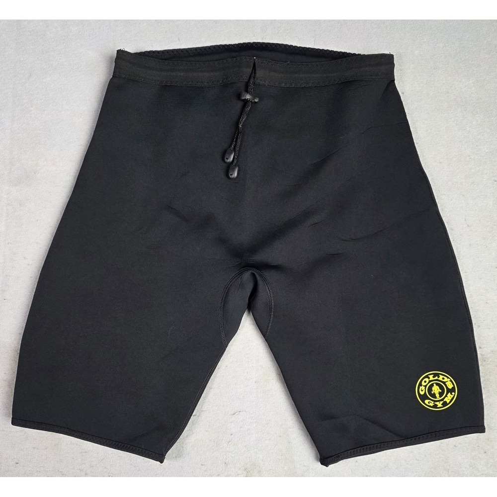 Golds Gym Neoprene Weight Lifting Cycling Boxing Compression Shorts L/XL